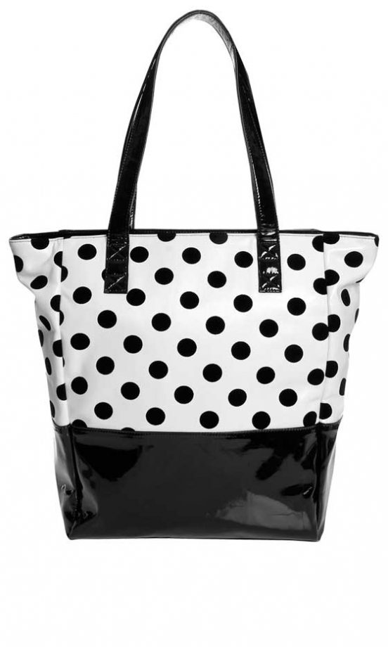 Boohoo Polka Shopper