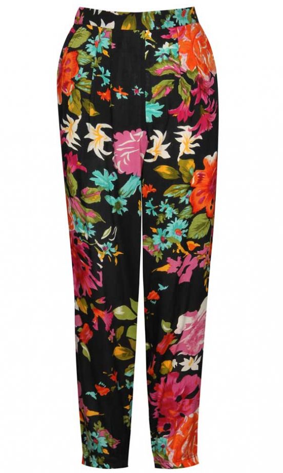 Boohoo Floral Trousers, £15