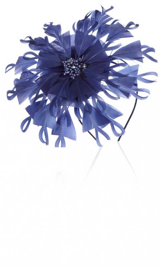 Coast Blue Feather Fascinator, £45