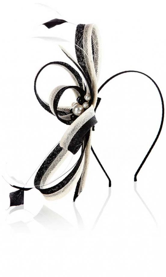 Coast Black And White Fascinator, £35