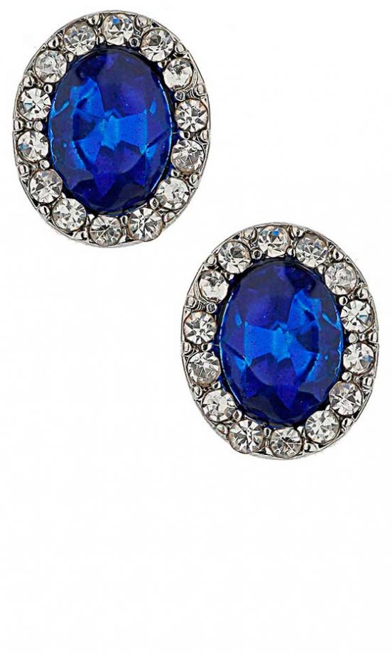 Dorothy Perkins Princess Blue Crystal Studs, £6.50