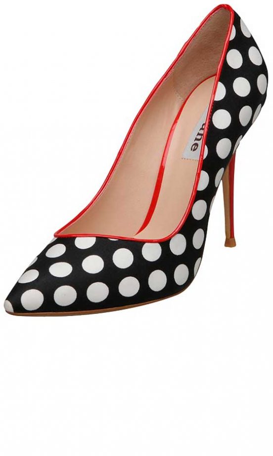 Dune At John Lewis Satin Spot Court Shoes, £80