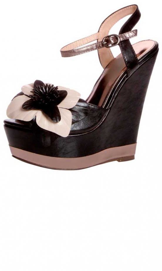 Boohoo Flower Wedge, £30