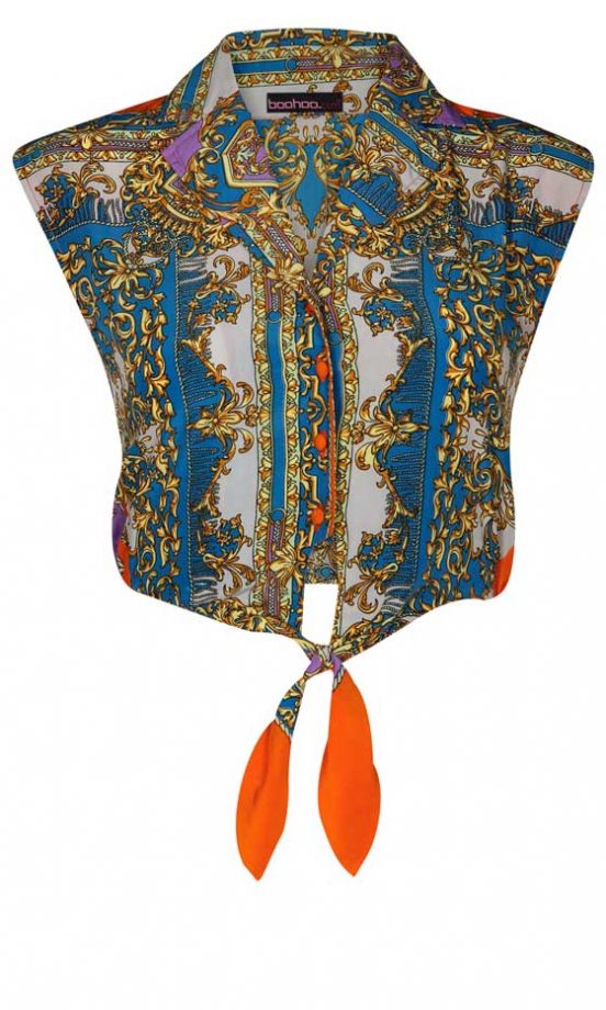 Boohoo Scarf Print Shirt, £18