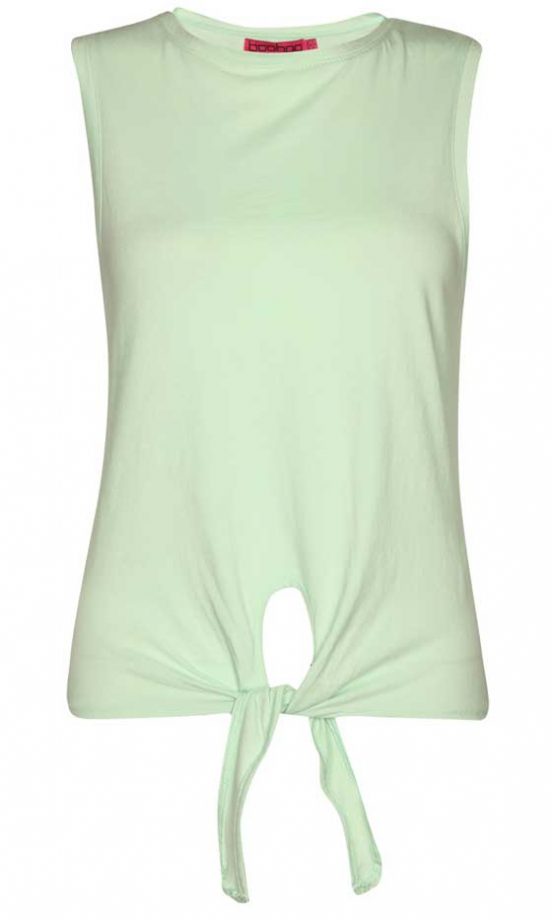 Boohoo Tie Up Shell Top