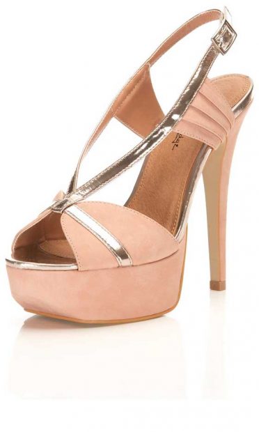 Miss Selfridge Pink Fan High Sandal, £52