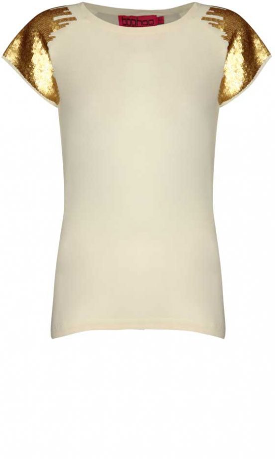 Boohoo Sequin Shoulder Top, £12