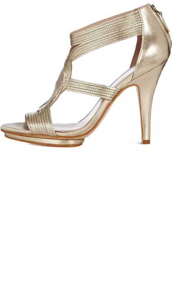 Reiss Strap Detail High Sandals, £169