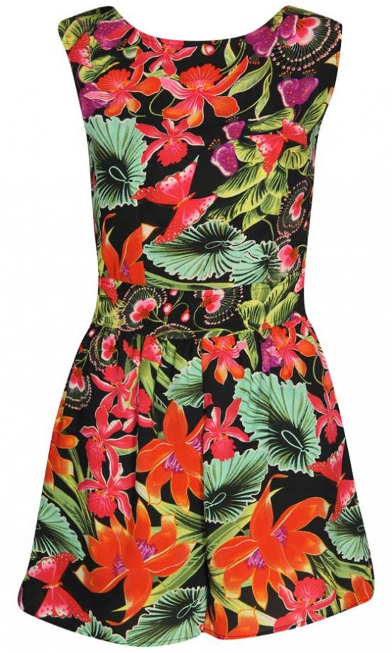 Boohoo Floral Playsuit, £25