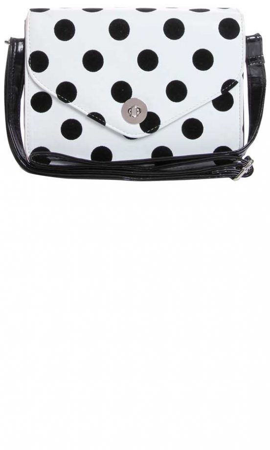 Boohoo Polka Bag, £15