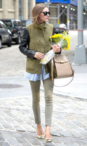 Olivia Palermo Rocks Casual Fashion In A Festival Parka, 2012