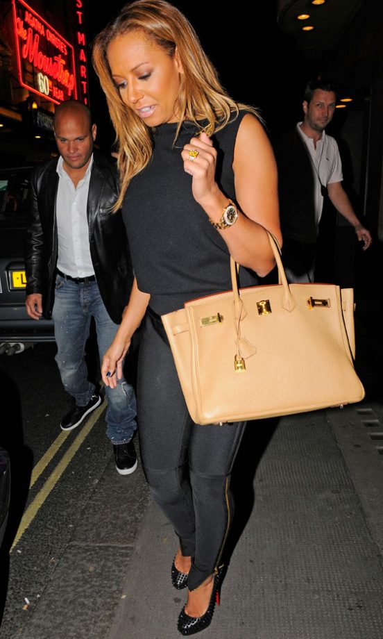Melanie Brown Out In London, 2012