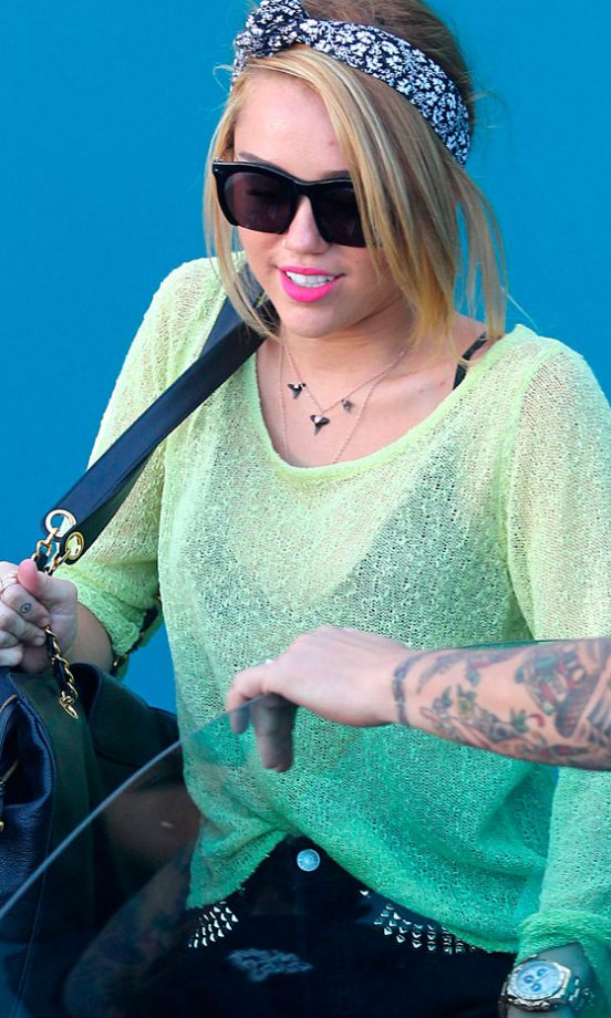 Miley Cyrus Out In LA, 2012