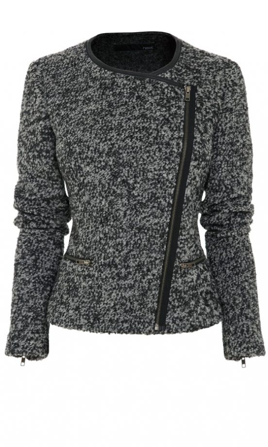 Next AW12 Tweed Biker, £55