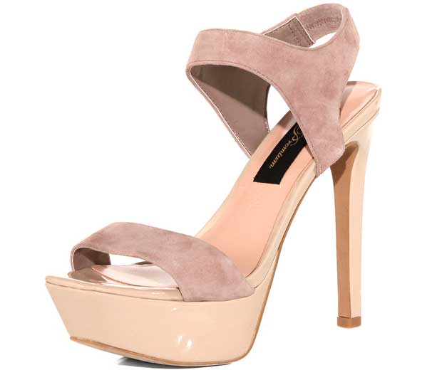 Dorothy Perkins nude strap platforms, now £44 reduced from £55