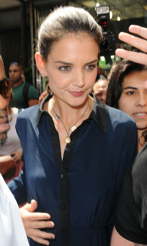 Katie Holmes steps out in New York after her divorce to Tom Cruise is made official