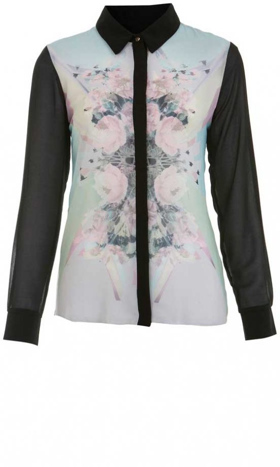 Miss Selfridge Floral Print Shirt, £35