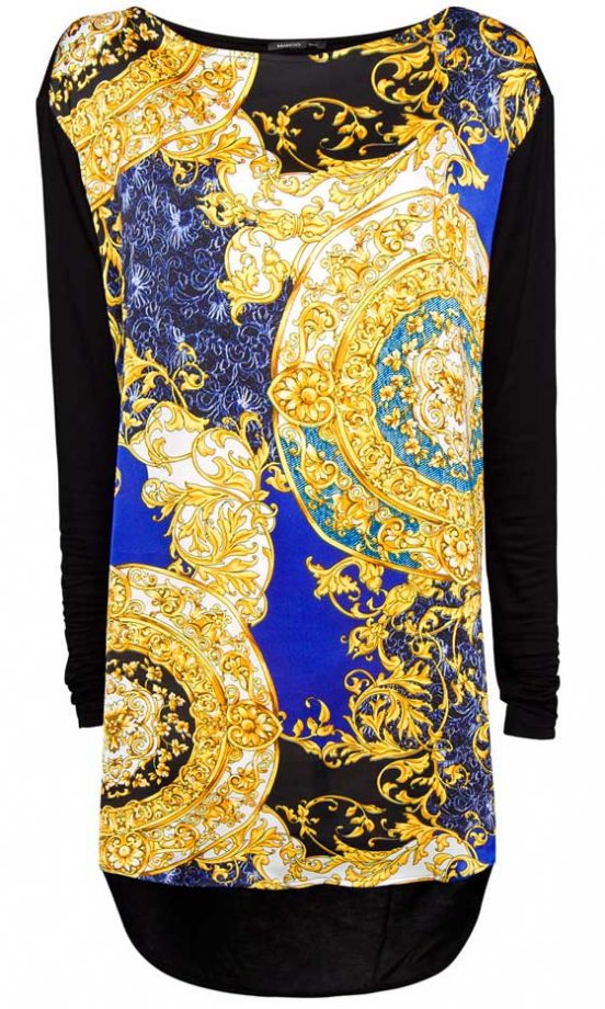 Mango Baroque Print Blouse, £34.99