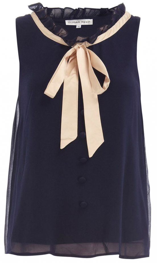 Dorothy Perkins Pussybow Top, £20