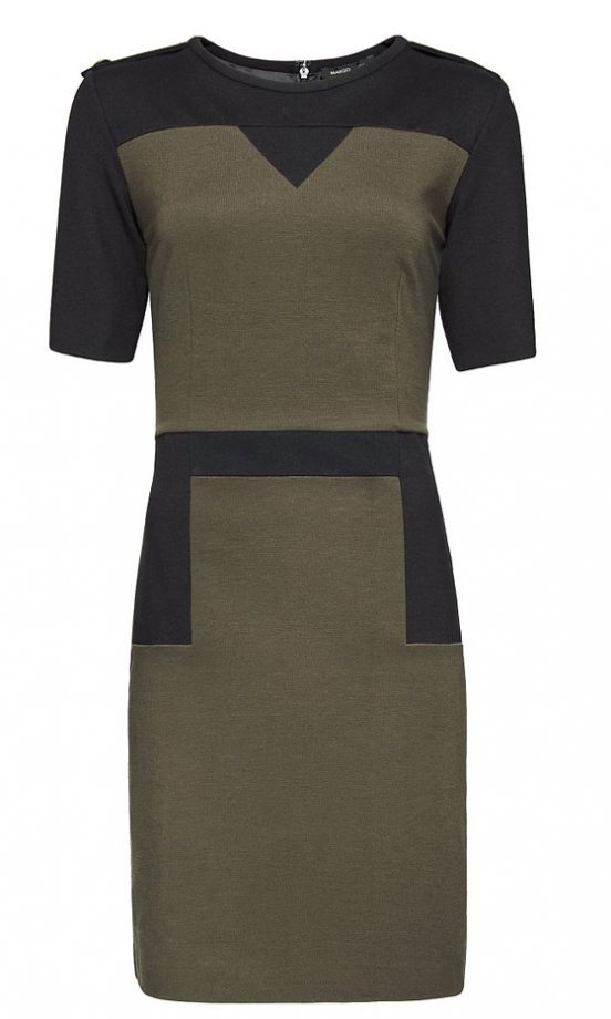 Mango Contrast Panel Dress, £22.99