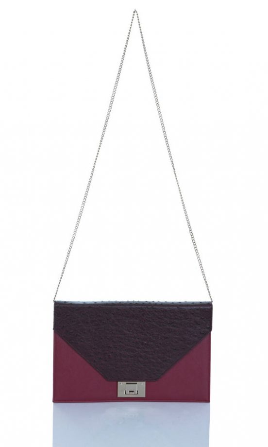 Miss Selfridge Berry Envelope Bag, £24
