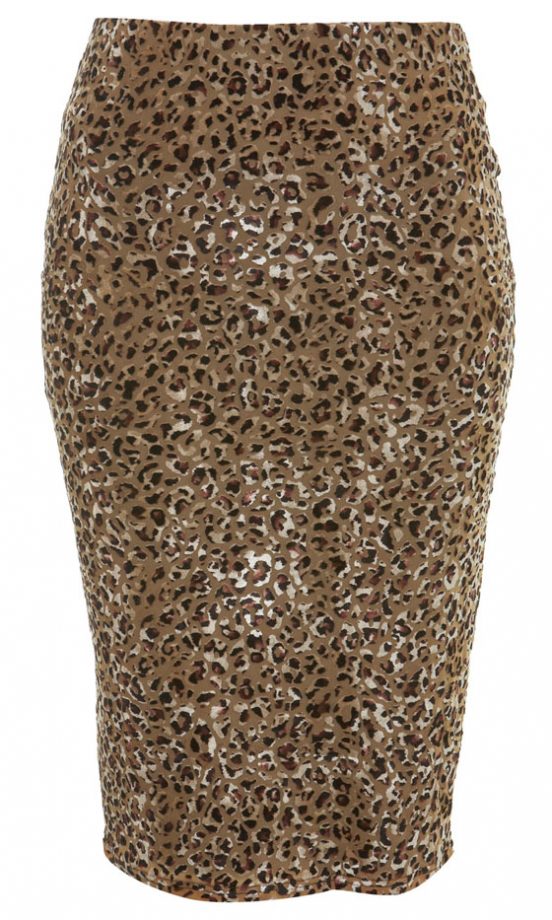 Miss Selfridge Leopard Pencil Skirt, £32