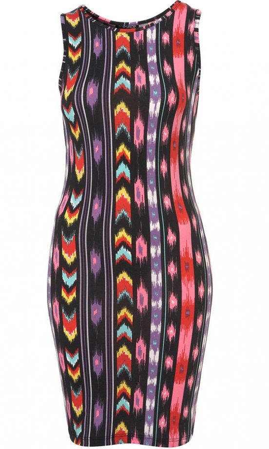 Topshop IKat Print Dress, £30
