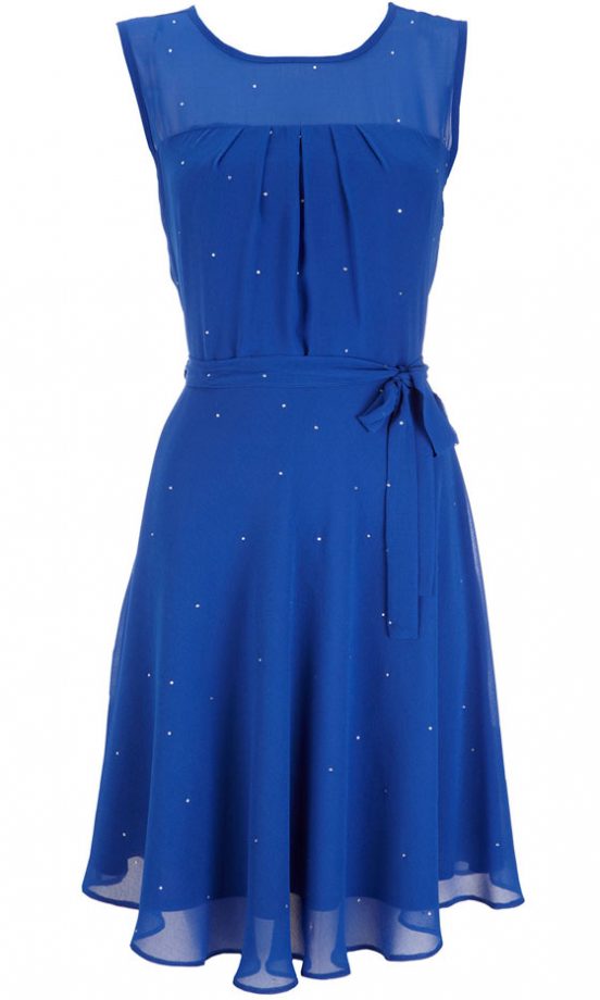 Wallis Blue Diamonte Covered Dress, £40