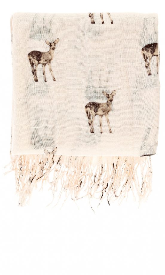 Warehouse Deer Print Scarf, £22