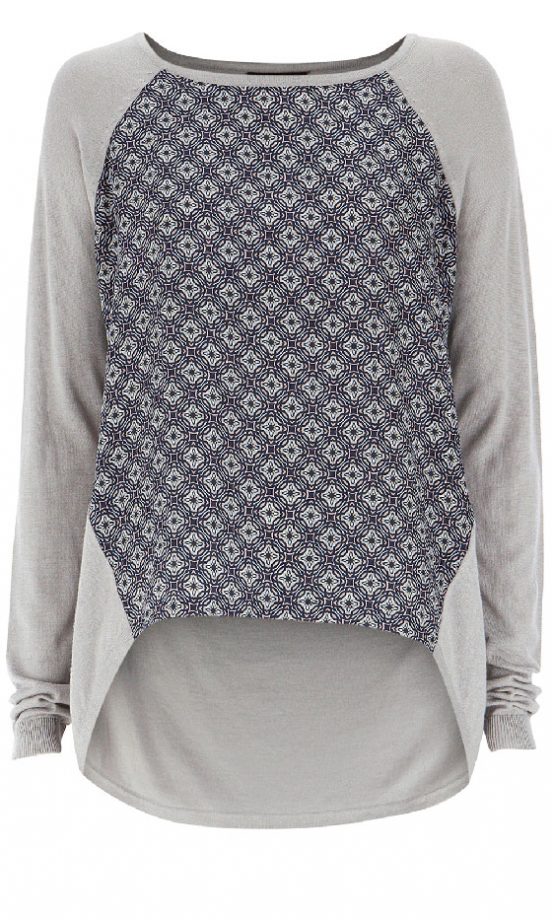 Warehouse Geo Print Jumper, £40