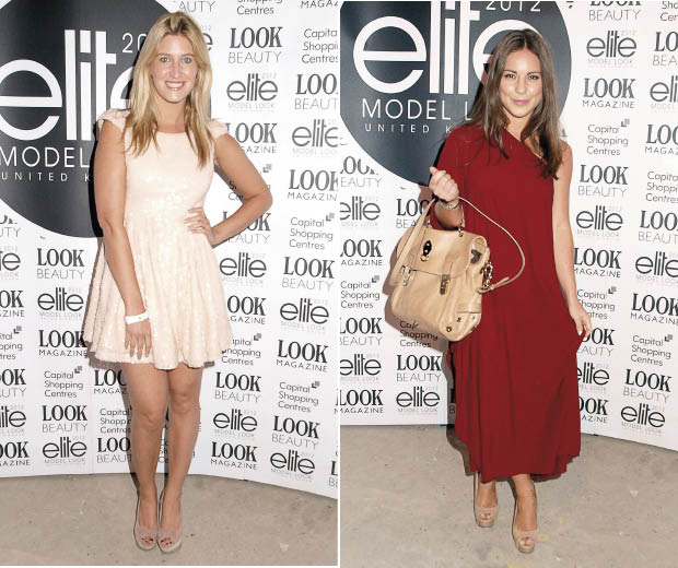 Made In Chelsea's Cheska Hull and Louise Thompson at the Elite Model Show!