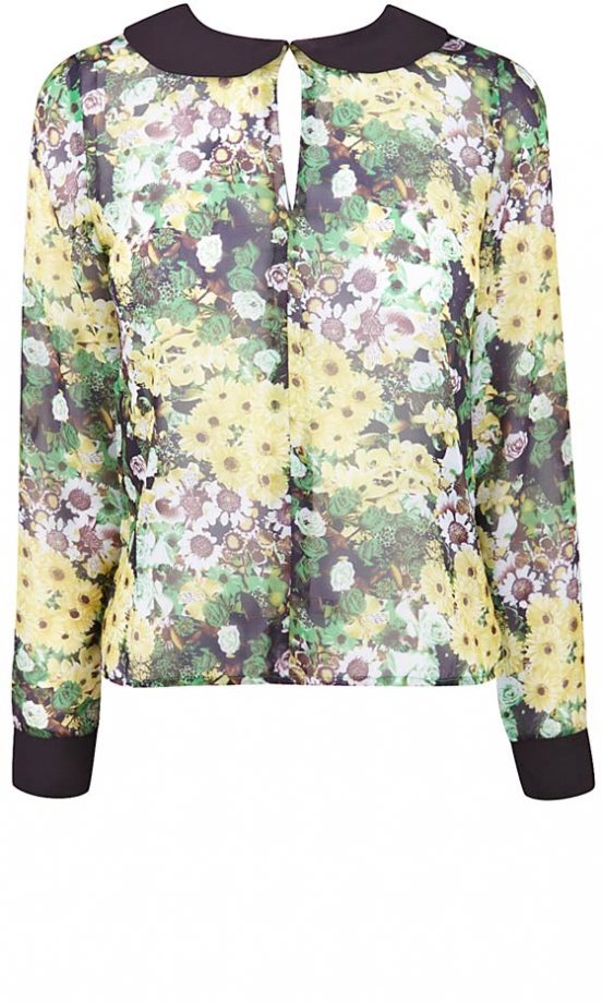 Fashion Union Floral Blouse, £15