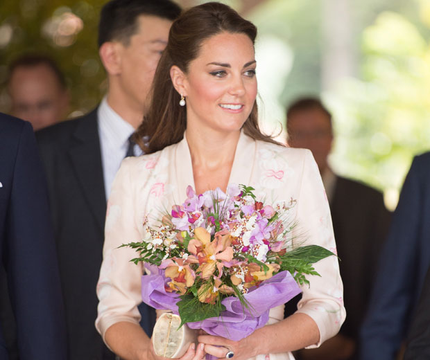 Kate Middleton is visiting Singapore as part of the Diamond Jubilee Tour