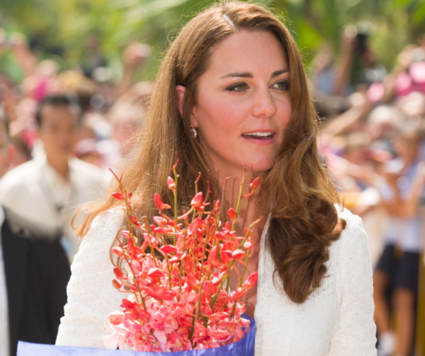 Kate Middleton chose to wear Alexander McQueen for her second day in Singapore