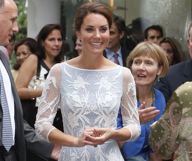 Kate Middleton put on a brave face following the leak of her topless pictures