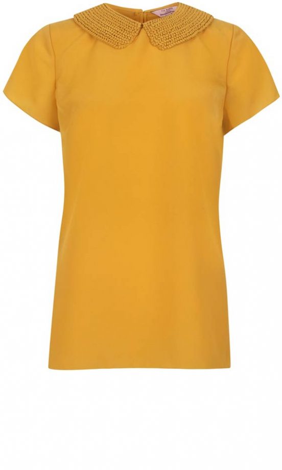 Ted Baker Yellow Peter Pan Top, £99