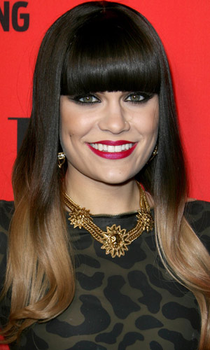 Jessie J Shows Off Her Fab Dip Dye Hair, 2012