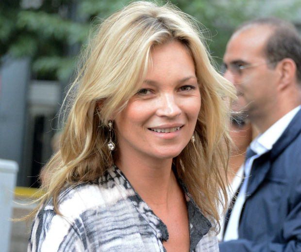 Kate Moss was all smiles during her shopping trip