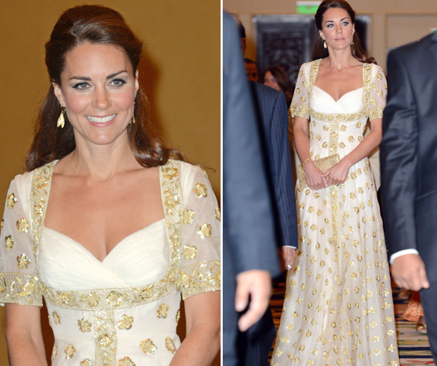 Kate Middleton looked gorgeous in her Alexander McQueen gown