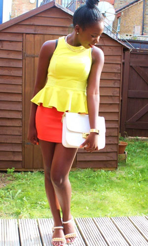 High street fashion fans, get weekend fashion ideas from our street style star!