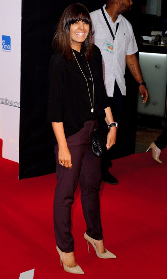 Claudia Winkleman At The Sweeney Film Premiere, 2012