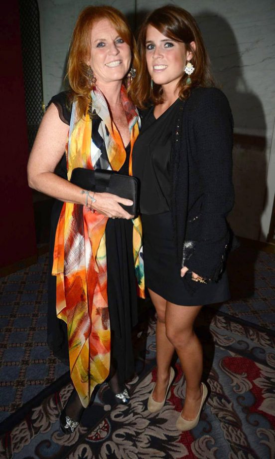 Sarah Ferguson And Princess Eugenie At The Freddie For A Day Party In London, 2012