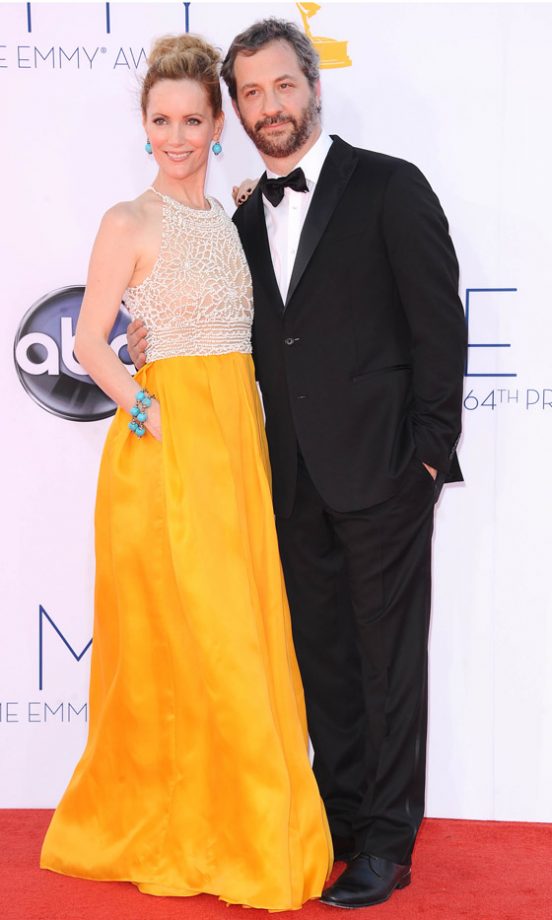 Judd Apatow and Leslie Mann At The Emmys 2012