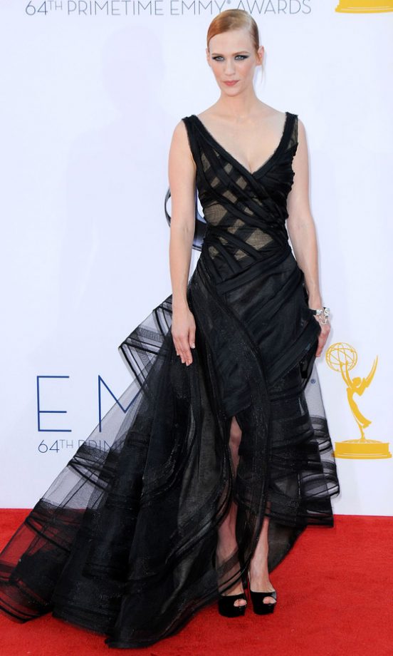 January Jones At The Emmys 2012