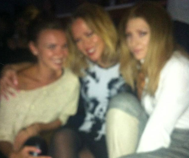 Nadine Coyle, Kimberley Walsh and Nicola Roberts all turned out to support Cheryl Cole