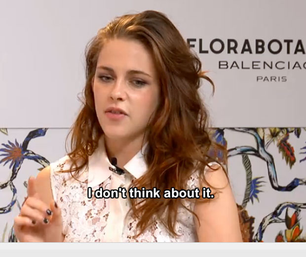 Kristen Stewart discussed the new fragrance Florabotanica