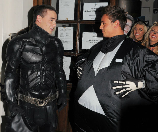 One Direction's Liam Payne and Tom Daley celebrate Halloween in style
