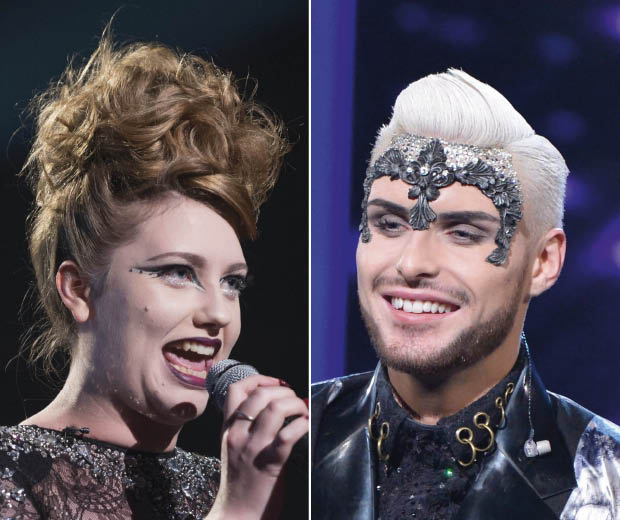 We love the eye embellishments on X Factor!