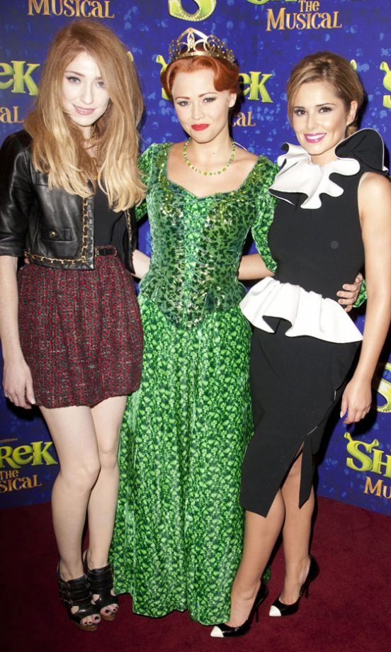 Nicola Roberts And Cheryl Cole Support Shrek