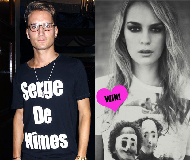 WIN one of Oliver Proudlock's Serge De Nimes t-shirts by tweeting us #Proudlocktee